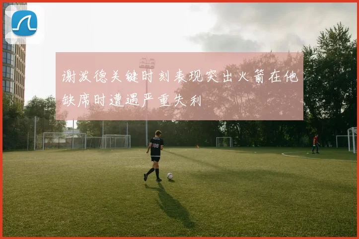 谢泼德关键时刻表现突出火箭在他缺席时遭遇严重失利